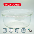 400ml 650ml 950ml Round Wholesale Locked Glass Lunch Boxes